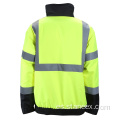 Construcción impermeable Parka de invierno Hi Vis Bomber Chaqueta